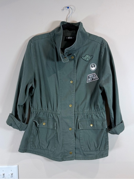 Star Wars Jackets & Blazers - 🔥Star Wards women’s Olive Green Utility Jacket with Patches Size XL EC🔥